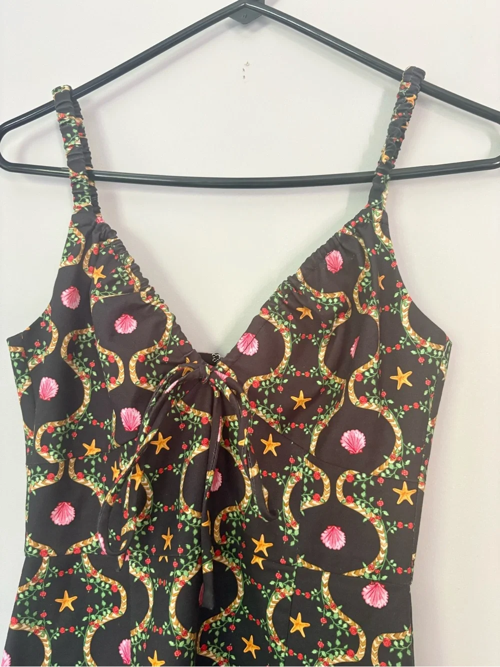 Hill House Lillie dress in Black Cisco Trellis - Picture 2 of 4